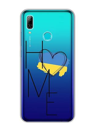 Прозрачный чехол для huawei p smart 2019 :: дом украина (принт 353)
