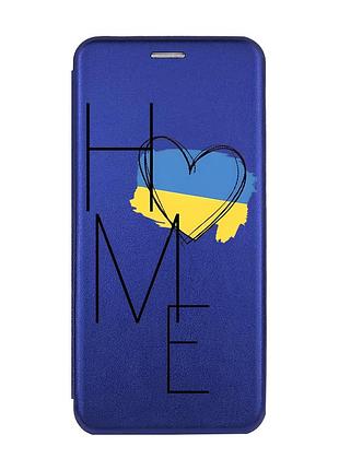 Чехол-книжка с рисунком для xiaomi redmi note 12 синий :: дом украина (принт 353)