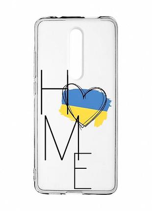 Прозрачный чехол для xiaomi mi 9t :: дом украина (принт 353)