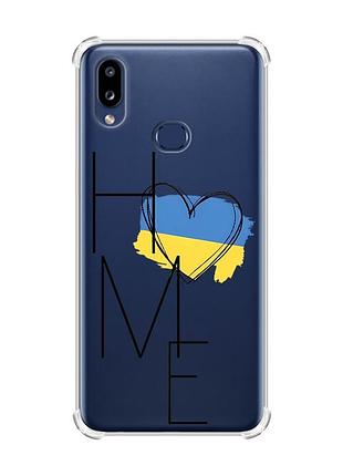 Чехол с утолщенными углами на samsung galaxy a10s (a107) :: дом украина (принт 353)