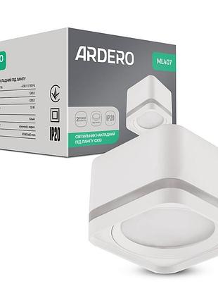 Накладной светильник ardero ml407 под лампу белый