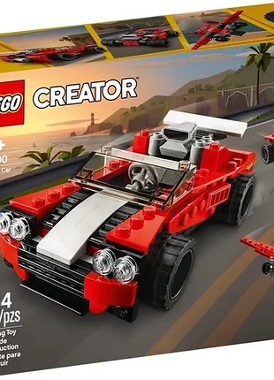 Конструктор lego creator 3-in-1 спортивный автомобиль 134 детали (31100)