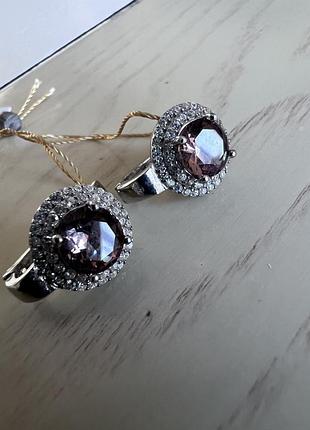 Сережки з хамелеоном