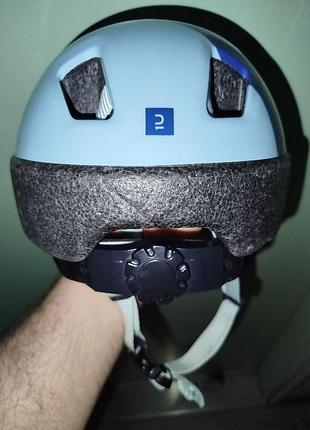 Детский велосипедный шлем btwin xs 48-52 см (синий) decathlon (немежность)