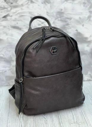 Рюкзак david jones cм5312 сірий