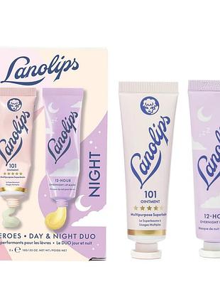 Набір багатофункціональних засобів lip heroes lanolips the original 101 ointment multipurpose superbalm 12-hour overnight lip mask lanolips