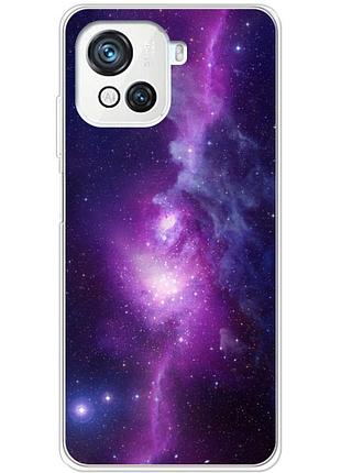 Чохол силіконовий з картинкою на blackview oscal c80 (космос)