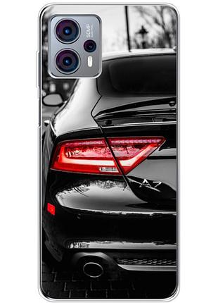 Чехол силиконовый с картинкой на motorola g23 (машина, audi a7)