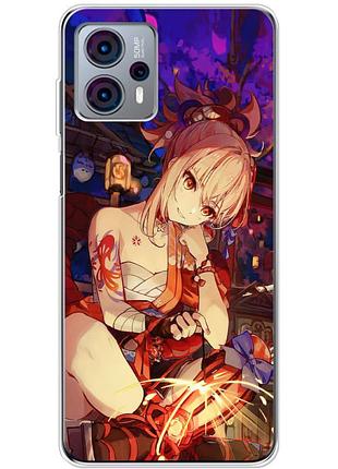 Чохол силіконовий з картинкою на motorola g23 (аніме, anime)