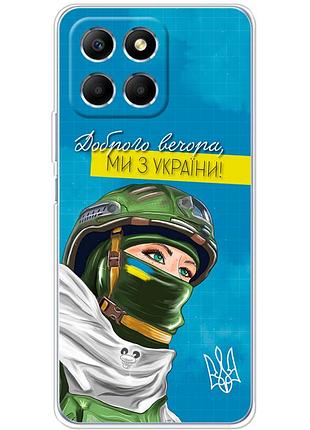 Чохол силіконовий з картинкою на huawei honor x6 (патріотичний)