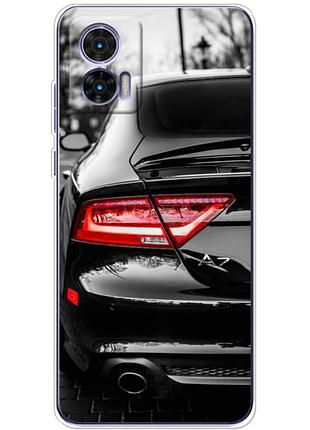 Чехол силиконовый с картинкой на motorola edge 30 neo (машина, audi a7)