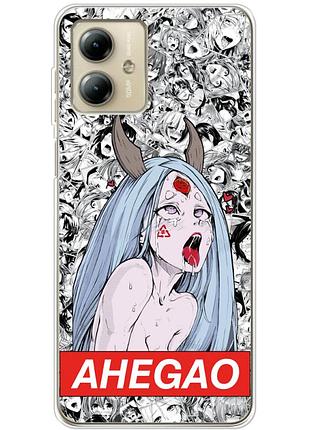 Чохол силіконовий з картинкою на motorola g14 (аніме, anime)