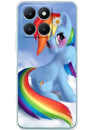 Чехол силиконовый с картинкой на huawei honor x6a (литл пони, my little pony)