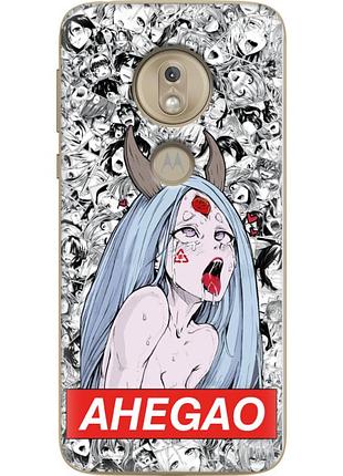 Чехол силиконовый с картинкой на motorola g7 play xt1952 (аниме, anime)