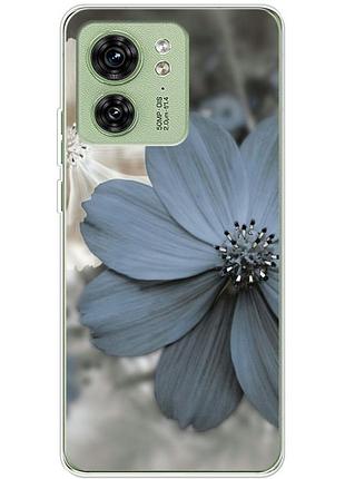 Чехол силиконовый с картинкой на motorola edge 40 (цветок гербера)