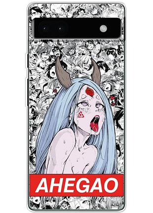 Чехол силиконовый с картинкой на google pixel 6a (аниме, anime)