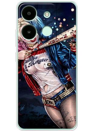 Чохол силіконовий з картинкою на infinix smart 7 (харли квинн, harley quinn)