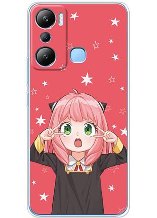 Чохол силіконовий з картинкою на infinix hot 20i (аніме, anime)