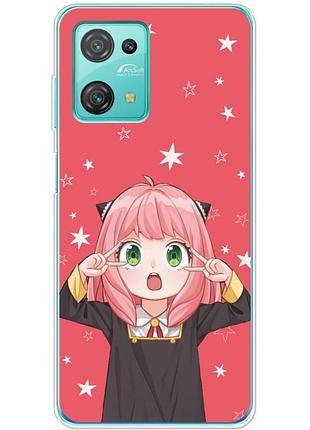 Чехол силиконовый с картинкой на blackview oscal c30 pro (аниме, anime)