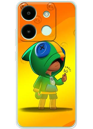 Чохол силіконовий з картинкою на infinix smart 7 (бравл старс, brawl stars)