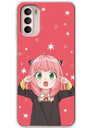Чохол силіконовий з картинкою на motorola g41 (аніме, anime)