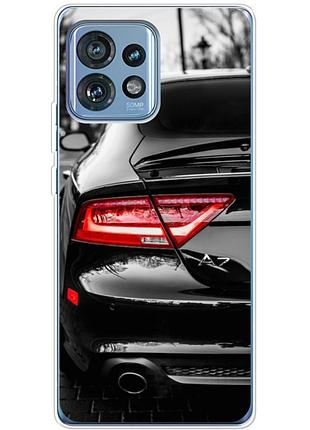 Чехол силиконовый с картинкой на motorola edge 40 pro (машина, audi a7)