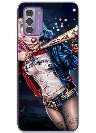 Чехол силиконовый с картинкой на nokia g42 (харли квинн, harley quinn)