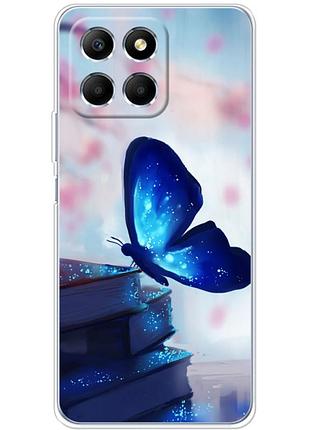 Чохол силіконовий з картинкою на huawei honor x6 (метелик)