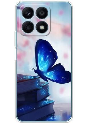 Чохол силіконовий з картинкою на huawei honor x8a (метелик)