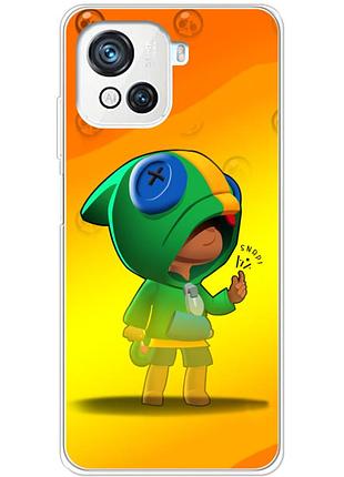 Чехол силиконовый с картинкой на blackview oscal c80 (бравл старс, brawl stars)