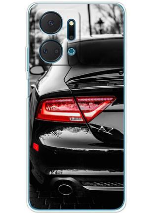 Чохол силіконовий з картинкою на huawei honor x7a (машина, audi a7)