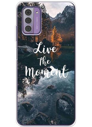 Чохол силіконовий з картинкою на nokia g42 (природа, озеро в горах)