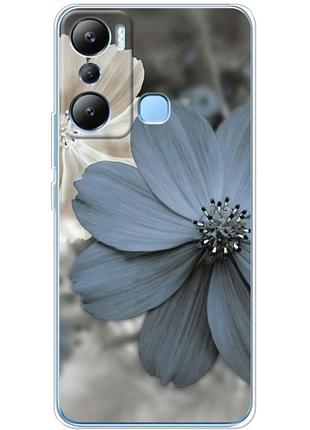 Чехол силиконовый с картинкой на infinix hot 20i (цветок гербера)