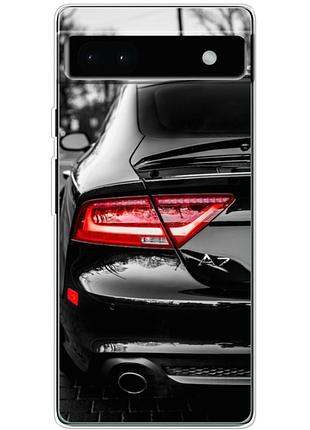 Чехол силиконовый с картинкой на google pixel 6a (машина, audi a7)