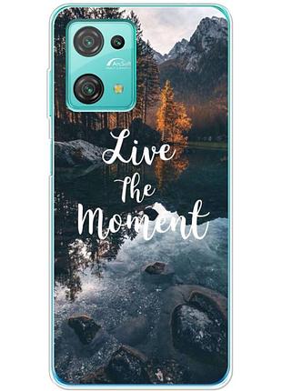 Чохол силіконовий з картинкою на blackview oscal c30 pro (природа, озеро в горах)