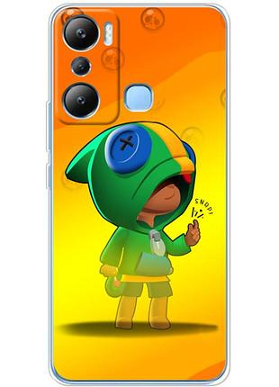 Чехол силиконовый с картинкой на infinix hot 20i (бравл старс, brawl stars)