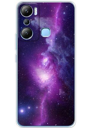 Чехол силиконовый с картинкой на infinix hot 20i (космос)