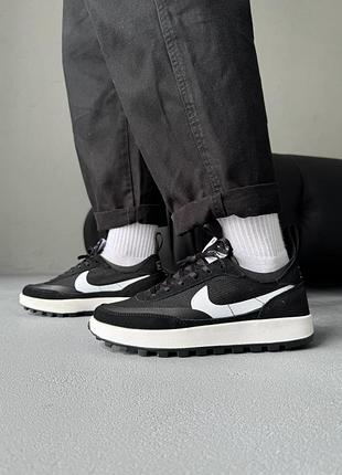 Мужские кроссовки nike craft x tom shachs black/white