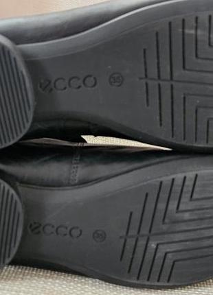 Кожаные туфли ecco 6