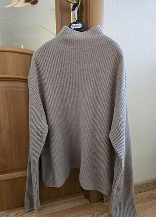 Everlane ribbed свитер oversize шерсть кашемир