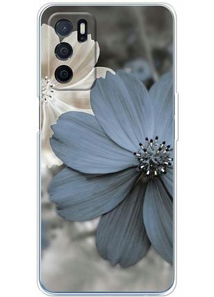Чехол силиконовый с картинкой на oppo a54s (цветок гербера)