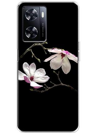 Чехол силиконовый с картинкой на oneplus nord n20 se (цветок, монголия)