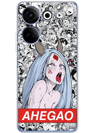Чехол силиконовый с картинкой на tecno camon 20 pro 4g (аниме, anime)