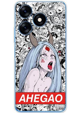 Чехол силиконовый с картинкой на tecno spark 10 (аниме, anime)