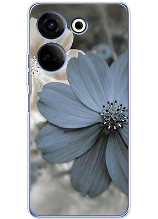 Чохол силіконовий з картинкою на tecno camon 20 pro 4g (квітка гербера)