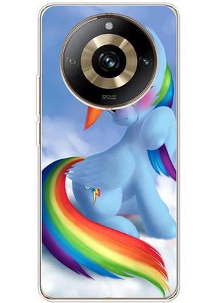 Чохол силіконовий з картинкою на realme 11 pro (літл поні, my little pony)