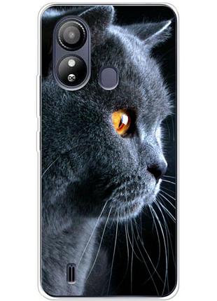 Чехол силиконовый с картинкой на zte blade l220 (британский кот)