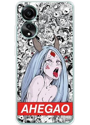 Чехол силиконовый с картинкой на oppo a78 4g (аниме, anime)