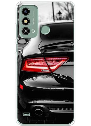 Чохол силіконовий з картинкою на zte blade a53 (машина, audi a7)