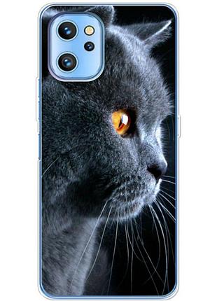 Чехол силиконовый с картинкой на umidigi a13 pro (британский кот)